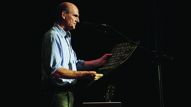James Taylor performs his greatest hits